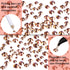 LPBeads 6400 Pieces Hotfix Rhinestones Rose Gold AB Flat Back 5 Mixed Sizes Crystal Round Glass Gems with Tweezers and Picking Rhinestones Pen...
