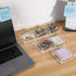 WORHE Sticky Note Holder Clear Acrylic Self-Stick Note Pad Holder 3 in 1 Memo Holder Desk Organizer for Office Home Post Pop Note Dispenser for 3"...