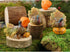 Top Collection Miniature Fairy Garden and Terrarium Turkey with Pumpkin Figurine Brown...