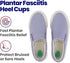 Kids Heel Cups & Heel Inserts for Sever's Disease and Heel Pain Relief | Gel Heel Cushions for Plantar Fasciitis & Achilles Tendonitis, Heel Spurs...