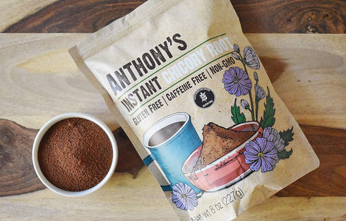 Anthony's Instant Chicory Root, 8 oz, Gluten Free, Caffeine Free, Non GMO, Coffee Alternative...