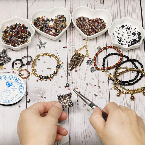 12/0 Glass Seed Beads About 15600pcs 24 Colors 2mm Loose Seed Beads Kit Bracelet Making Beads with 24-Grid Plastic Storage Box for Jewelry Making...
