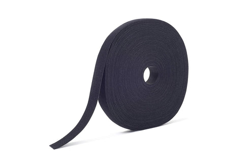 VELCRO Brand Cut to Length Straps 25 Yards x 3/4" Wide Width for Strength and Durability Double Sided Self Gripping Roll, Black, 189645...