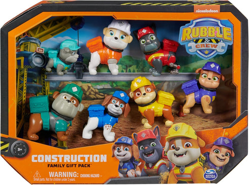 Rubble & Crew, Toy Figures Gift Pack, with 7 Collectible Action Figures, Kids Toys for Boys & Girls Ages 3+...