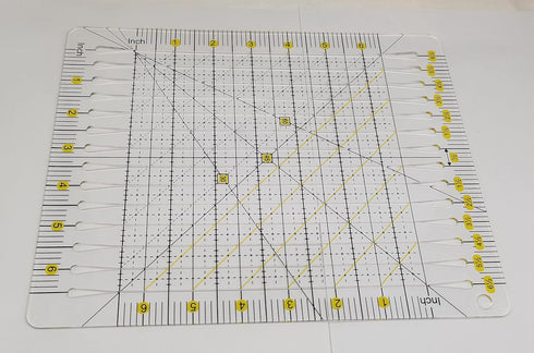 HONEYSEW Acrylic Quilt Cut Ruler Template for Quilting Fabric Cutting Crafts...