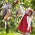 Owls to Keep Birds Away, 2Pcs Fake Owls with Reflective Tape for Garden Patio, Cardboard Hanging Owl Bird Scare Reflective Hanging Decoration to K...