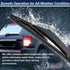 X AUTOHAUX Rear Windshield Wiper Blade 200mm 8 Inch for Lexus CT200h 2011-2017 for Scion XD 2008-2014 for Toyota Prius C 2012-2019...