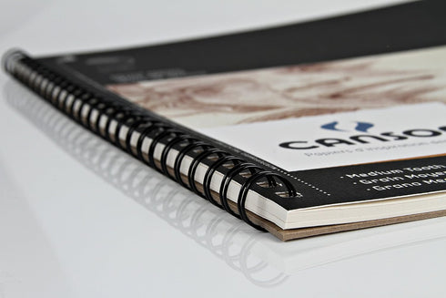 Canson Artist Series Cream Drawing Pad 14" x 17", Top Wire Bound, 24 Sheets (100510975), Count...