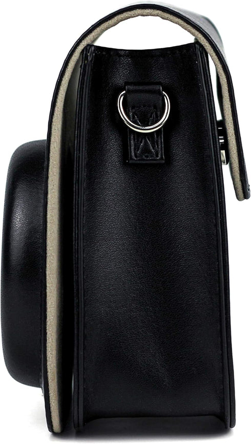 Case Cover for Fujifilm Instax Mini 11 Instant Camera, PU Bag Cover with Removable Strap Camera Case for Fujifilm Instax Mini 11 (Black)...