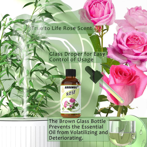 Rose Fragrance Oil 4oz for Aromatherapy Diffuser Oil Soap Candle Making Scents DIY Aroma Spary Oils...