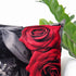 Flower Throw Pillow Covers Black Red Rose Decorative Square Pillowcases 18x18 Set of 2 for Sofa Bedroom Living Room Decor Gift (Black Red)...