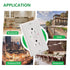 GFCI Outlet Receptacle,1pack,Ground Fault Electric Plugs,125V 15Amp,Weather-Resistant and Tamper-Resistant,GFI UL&CUL Listed White...
