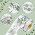 Eucalyptus Bulletin Board Border for Classroom Boho Green Plant Die-Cut Rolled Two-Sided Printed Leaves Trim Paper Back to School Decorations for ...