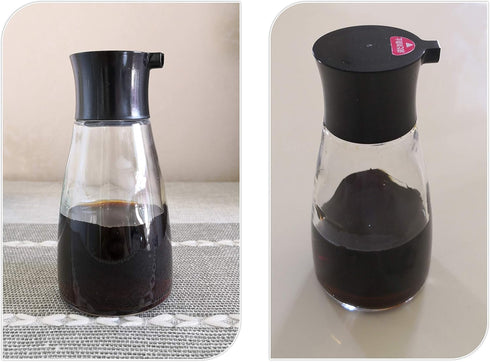 Excelity Cruet Dispenser Set for Olive Oil Vinegar Soy Sauce with Elegant Glass Bottle Kitchen Cooking Barbecue Tool...