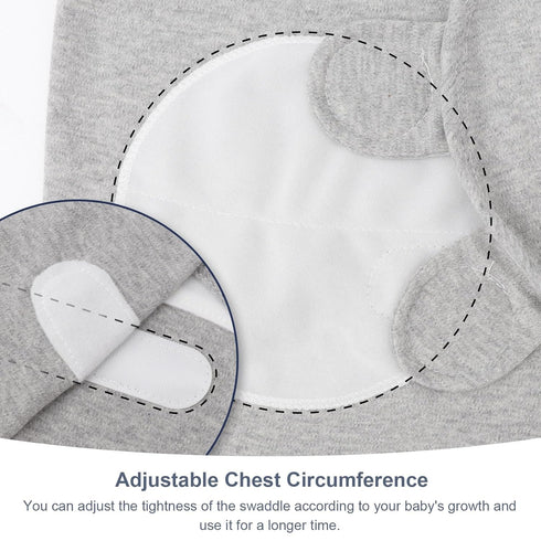 DRESHOW BQUBO 3 Pack Preemie Swaddle Blanket Wrap with Bear Ears Hat Set for Baby Boys Girls Preemie Swaddle Preemie Cap for 3-7 Lbs Preemie & 0-3...