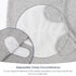 DRESHOW BQUBO 3 Pack Preemie Swaddle Blanket Wrap with Bear Ears Hat Set for Baby Boys Girls Preemie Swaddle Preemie Cap for 3-7 Lbs Preemie & 0-3...