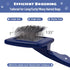 Slicker Brush for Long-haired Dog/Labradoodle Grooming Brush,Large Slicker Dog Brush for Goldendoodle Poodle Doodle,Massages Pet Skin, Removes loo...