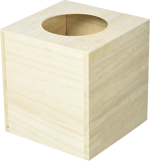 Artemio 14001159 Wooden Tissue Box Square-14cmx 13cmx 13Cm...
