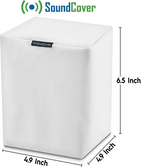 One White Waterproof Heavy Duty Outdoor Sonos Speaker Cover - Dust, Water & UV Protection for your Sonos Play:1, Sonos One & Sonos One SL Speakers...