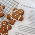 Sweet Water Decor Gingerbread Tea Towel | 100% Cotton | Large Size 28 x 25 inches | Cream with Gingerbread Cookie Recipe | Bathroom, Kitchen, Dish...