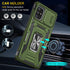 for Samung Galaxy A71 5G Case with Slide Camera Cover Ring Kickstand Military Grade Shockproof Case Armor Heavy Duty for Galaxy A71 5G Phone Case ...