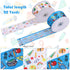 2 Rolls/ 20 Yards Back to School Ribbons Multi Wired Edge School Fabric Ribbons 1.5 Inch School Themed Ribbon Decor for DIY Wrapping Crafts Decora...