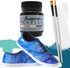 Jacquard Products Black Textile Color - Fabric Paint Made in USA - JAC1122 2.25-Ounces - Bundled Brush Set...