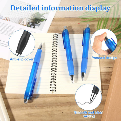 3pcs Big Ballpoint Pens, 7.87 Inch Smoothly Writing Great Large Oversized Weighted Pen Heavy Pens Fat Pens Giant Writing Tool with Comfortable Sle...