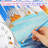 Paint Brushes Set for Acrylic Painting, 50 Pcs Flat and 50 Pcs Round Art Paint Brushes Acrylic Paint Brush, Paint Brushes for Kids Adults Oil Wate...