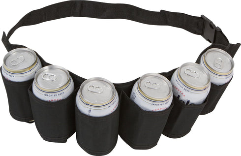 Beer & Soda Can Holster Belt 6 Pack...
