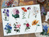 Knaid 100 Pieces Vintage Flower Stickers Set - Big 3.4" Waterproof Clear Botanical Floral Journaling Sticker for Scrapbooking Junk Journal Supplie...