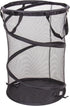Household Essentials 2026 Pop-Up Collapsible Mesh Laundry Hamper | Black, 25" H...