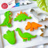 Ann Clark Cookie Cutters Dinosaur Cookie Cutters 5-Pc Set Made in USA, Triceratops, Stegosaurus, T-Rex, Brontosaurus, Dino Footprint...