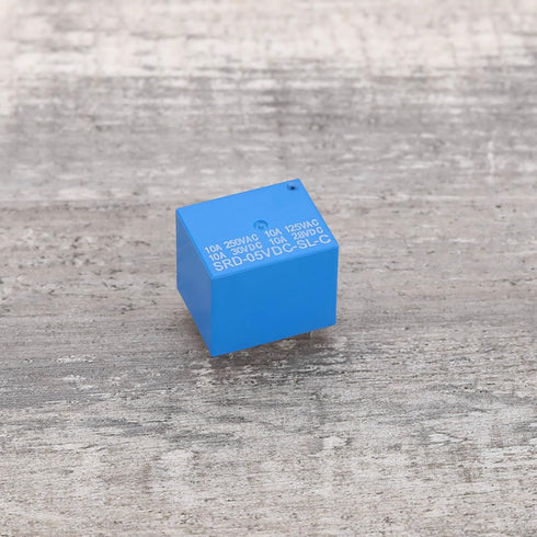 10PCS 5-Pin Terminals 5VDC Power Relay PC Board Relay for Industrial Control Automotive Electronics Safety Systems Household Appliance SRD-05VDC-S...
