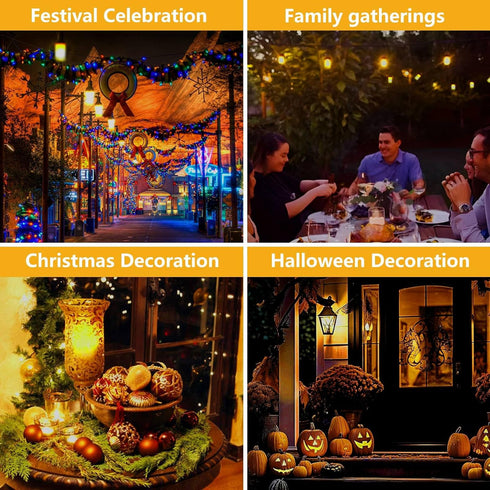 Flame Light Bulbs, 4 Modes LED Flame Effect Light Bulb, E26 Base Flickering Light Bulb with Gravity Sensor,Flickering Light Bulbs Halloween Home P...