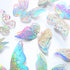 Outus 120 Pieces Sequined Silver 3D Layered Butterfly Wall Decor Removable Butterfly Stickers Hollow Mural Decals for Birthday Cake Decorations Cr...
