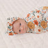Konssy Baby Girl Newborn Receiving Blanket with Headband Set Baby Swaddle Floral Motif Nursery Swaddle Wrap...