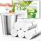 120 Count 1.2 Gallon Mini Trash Bags - Excat Thick Clear Garbage Bags for Bathroom, Strong Plastic Wastebaket Can Liners for Car Home Office...