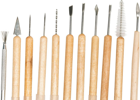 Pumpkin Carving Kit (21 Tool Set) w 11 Double Sided Pieces - Halloween Professional Sculpting, Cutting and Carving Knife Supplies for Fall Jack-O-...