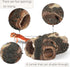 Aquarium Wood Fish Tank Decorations?Resin Fake Logs Terrarium DÉCor, Reptile Hide Aquarium Hideout for Fish Cave, Small Turtles, to 20 Gallon Tank...