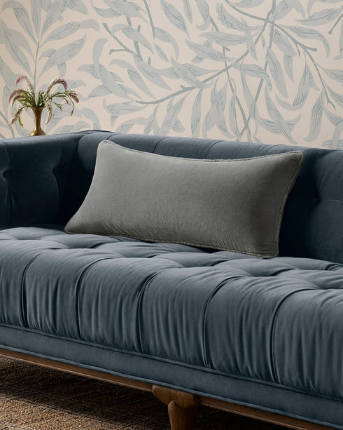 Loloi Liza pillow, 12"X27" Cover Only, GREY...