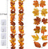 DearHouse 2 Pack Fall Maple Leaf Garland - 5.9Ft/Piece Hanging Vine Artificial Autumn Foliage for Thanksgiving, Home, Wedding, Fireplace, Party, C...