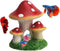 Saim Mushroom House Aquarium Decorations Fish Tank Rocks Caves Landscape Ornament Mini Landscape House Fairy Garden Decoration...