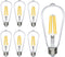 Bioluz LED 92 CRI Dimmable Edison Light Bulbs 800 Lumen Warm White 2700K 60W Replacement ST64 / ST19 / ST58 8.5W E26 Standard Base Title 20 High E...
