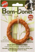 SPOT Bam-Bones Braided Ring - Made with Strong Bamboo Fiber, Durable Long Lasting Dog Chew Toy for Light to Moderate Chewers, for Adult Dogs & Tee...