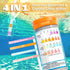 Pool and Hot Tub Test Strips - Medical-Grade Precision 3-1 4-1 7-1 Pool Test Kit - Testing pH, Free Chlorine(Bromine), Total Alkalinity & Cyanuric...