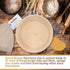 9 Inch Bread Banneton Proofing Basket - Baking Bowl Dough Gifts for Bakers Proving Baskets for Sourdough Bread Scraper Tool Starter Proofing...