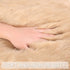 uxcell Faux Fur Round Rug,Fluffy Area Mat,Fluff Rugs for Bedroom Floor Sofa Living Room 3 x 3 Feet Khaki...
