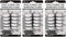 Ranger Ink Ranger Mini Ink Blending Tool Domed Replacement Foams, Bundle of 3 Packages, 30 Foams Total...