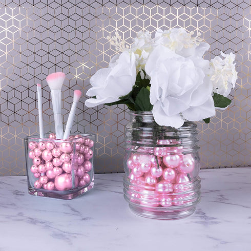 Super Z Outlet Elegant Glossy Polished Pearl Beads for Vase Fillers, DIY Jewelry Necklaces, Table Scatter, Wedding, Birthday Party Home Decoration...